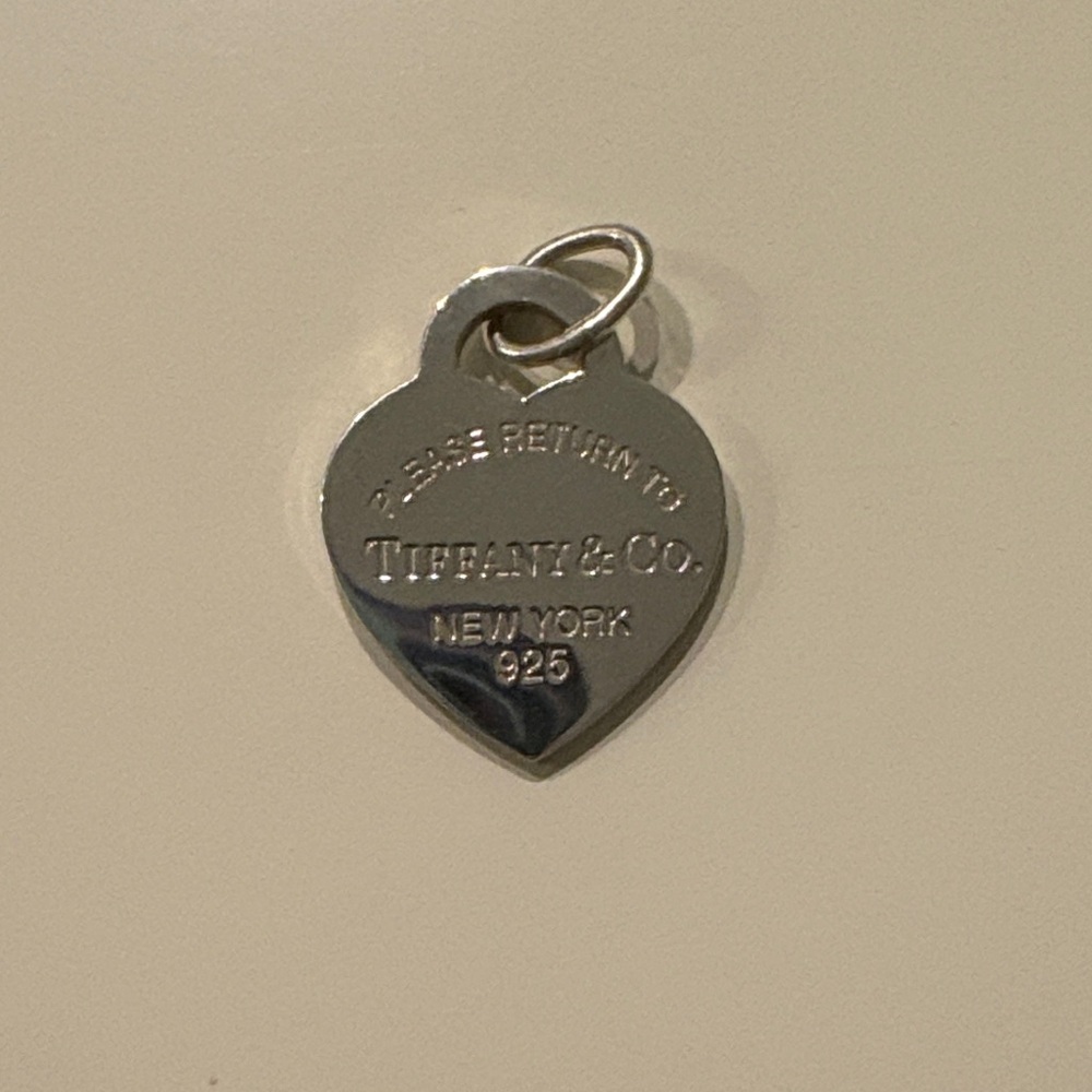 Tiffany & Co. Return to Tiffany Heart Tag Pendant Blue Enamel - Picture 11 of 12